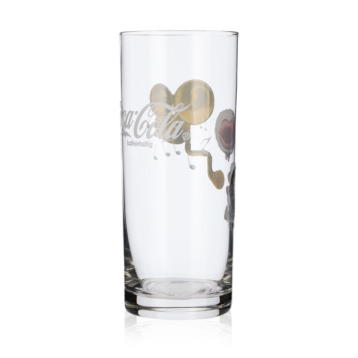 Coca Cola Glas Softdrink 0,3l Becher Sammelglas "Mikrofon + Lautsprecher" – Ansicht 3