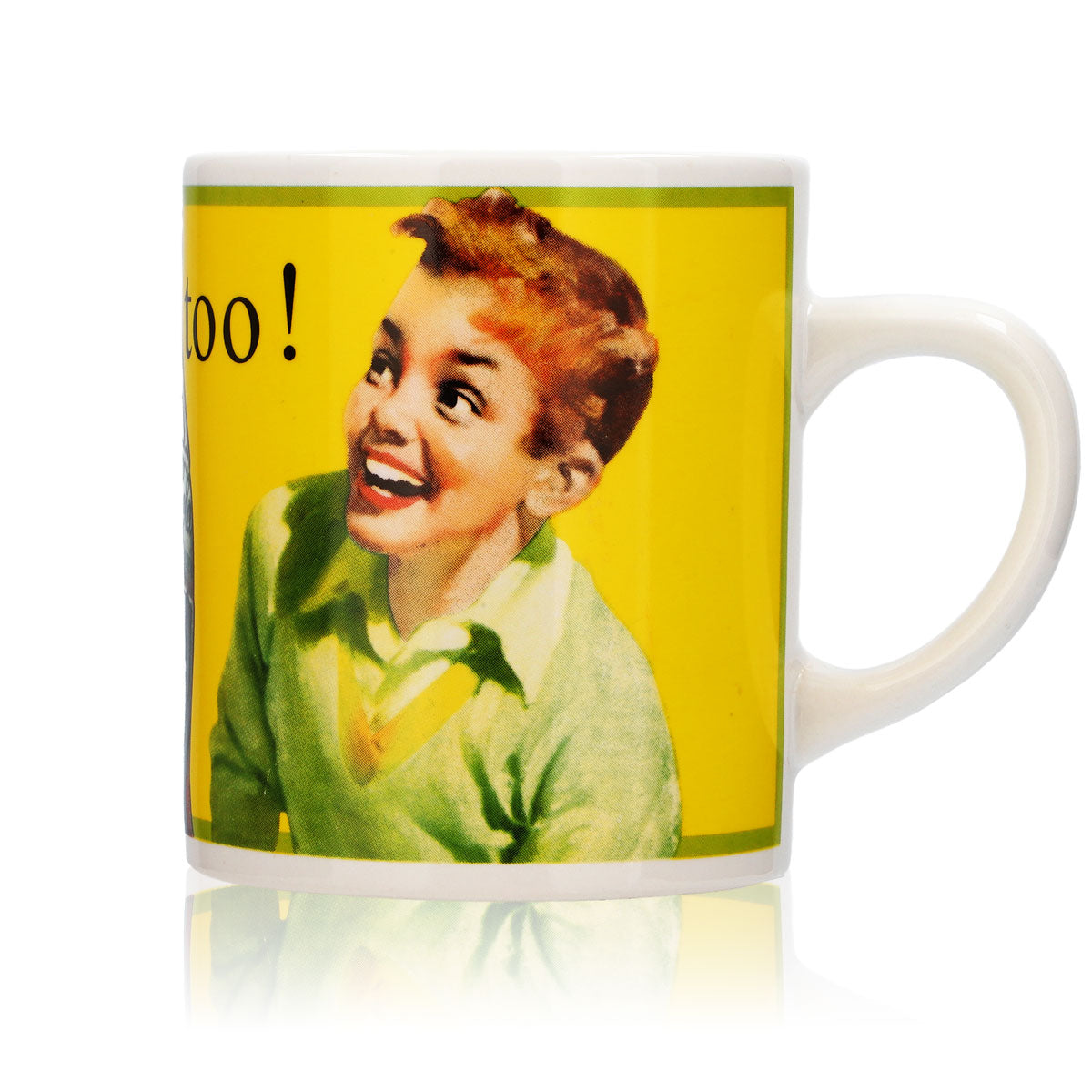 Coca Cola Kaffeebecher 0,4l Gläser Mug Glas Tasse "Me, too" Softdrink