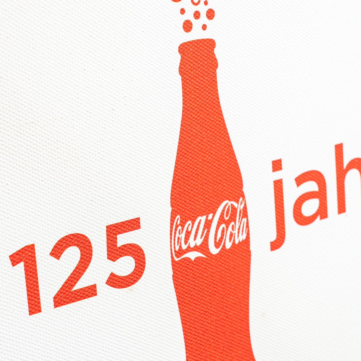 Coca Cola Leinwand Wanddeko Wandbild 80x80cm Merchandise Oldschool Sammler – Ansicht 2