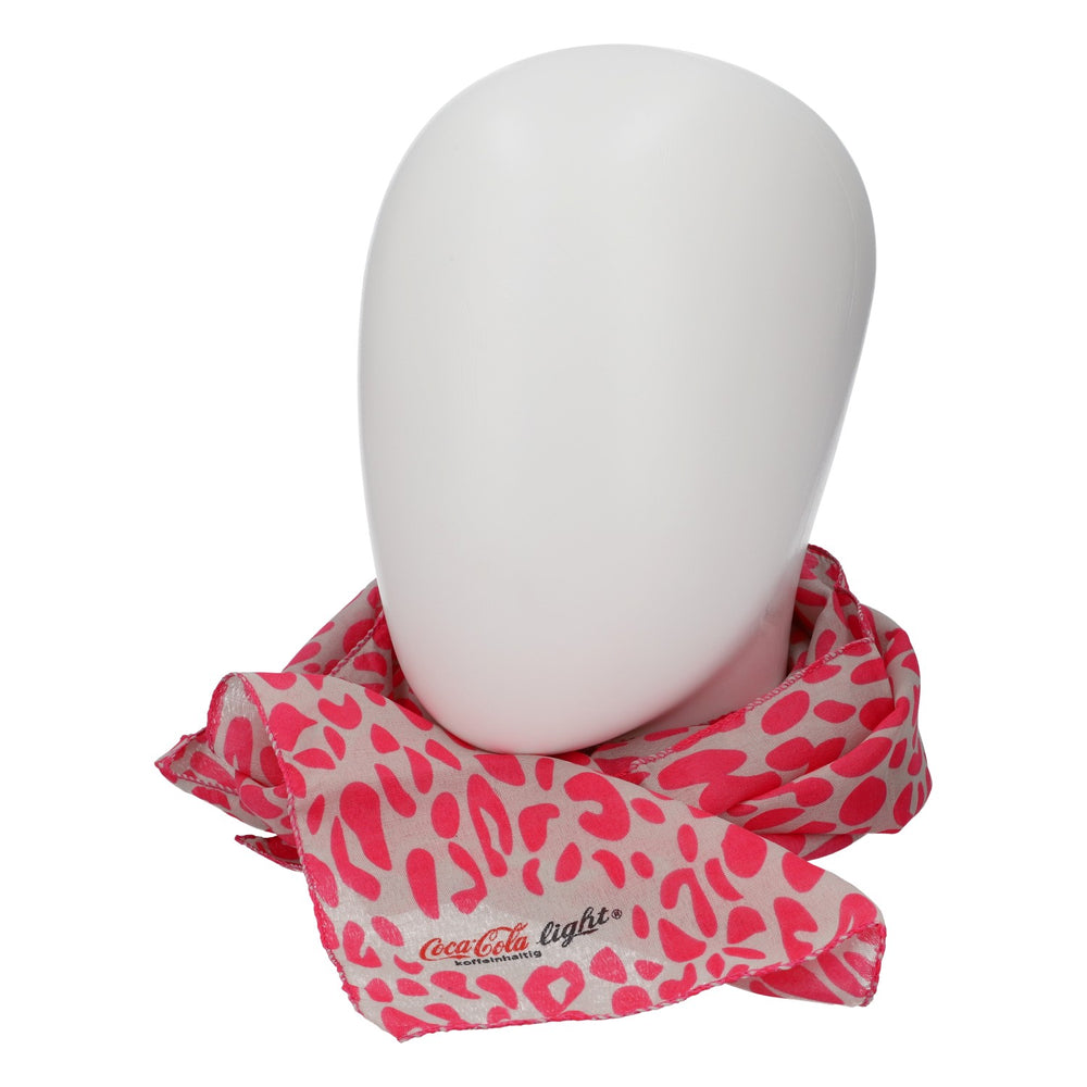 Coca Cola light Multifunktionstuch pink Leopard Fan Accessoire Schal