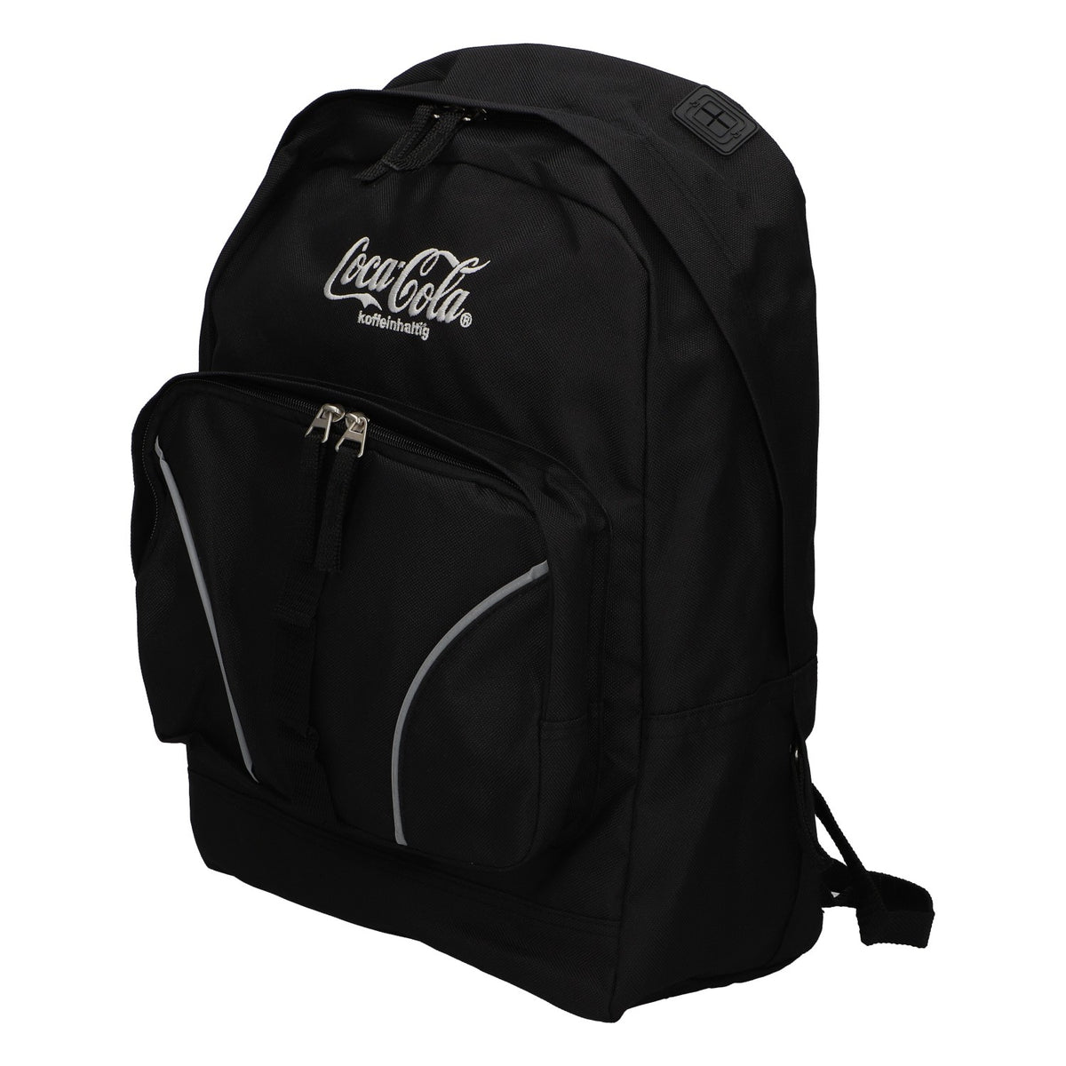 Coca Cola Rucksack schwarz weißes Logo 30x15x45cm Fanartikel – Ansicht 5