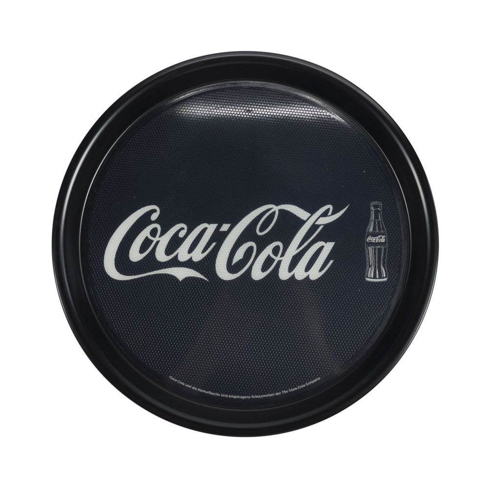 Coca Cola Servier Tablett Ø37cm Getränke Speisen Service Bedienung Anti-Rutsch