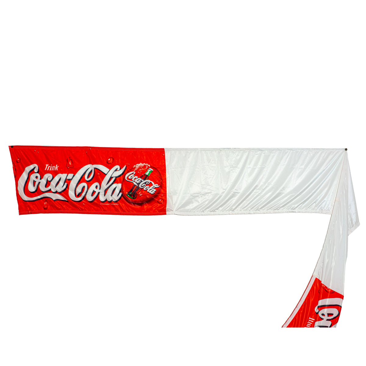 Coca Cola Softdrink Glas Banner Polyester Fahne – Ansicht 2