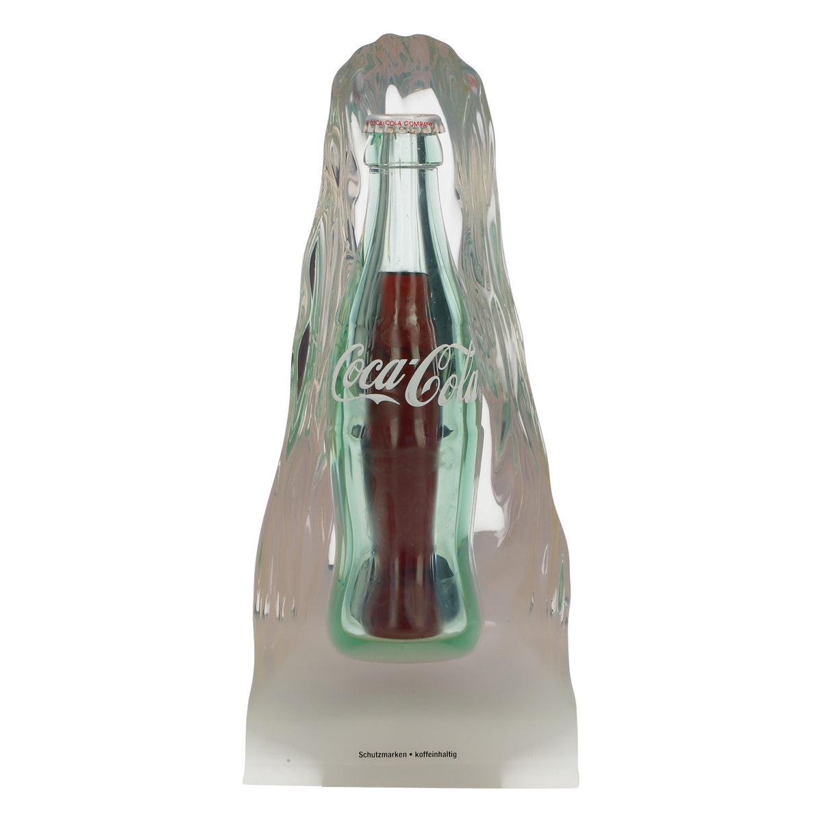 Coca Cola Softdrink Leuchtreklame Leuchtwerbung Flasche in Block LED inkl. Netzteil