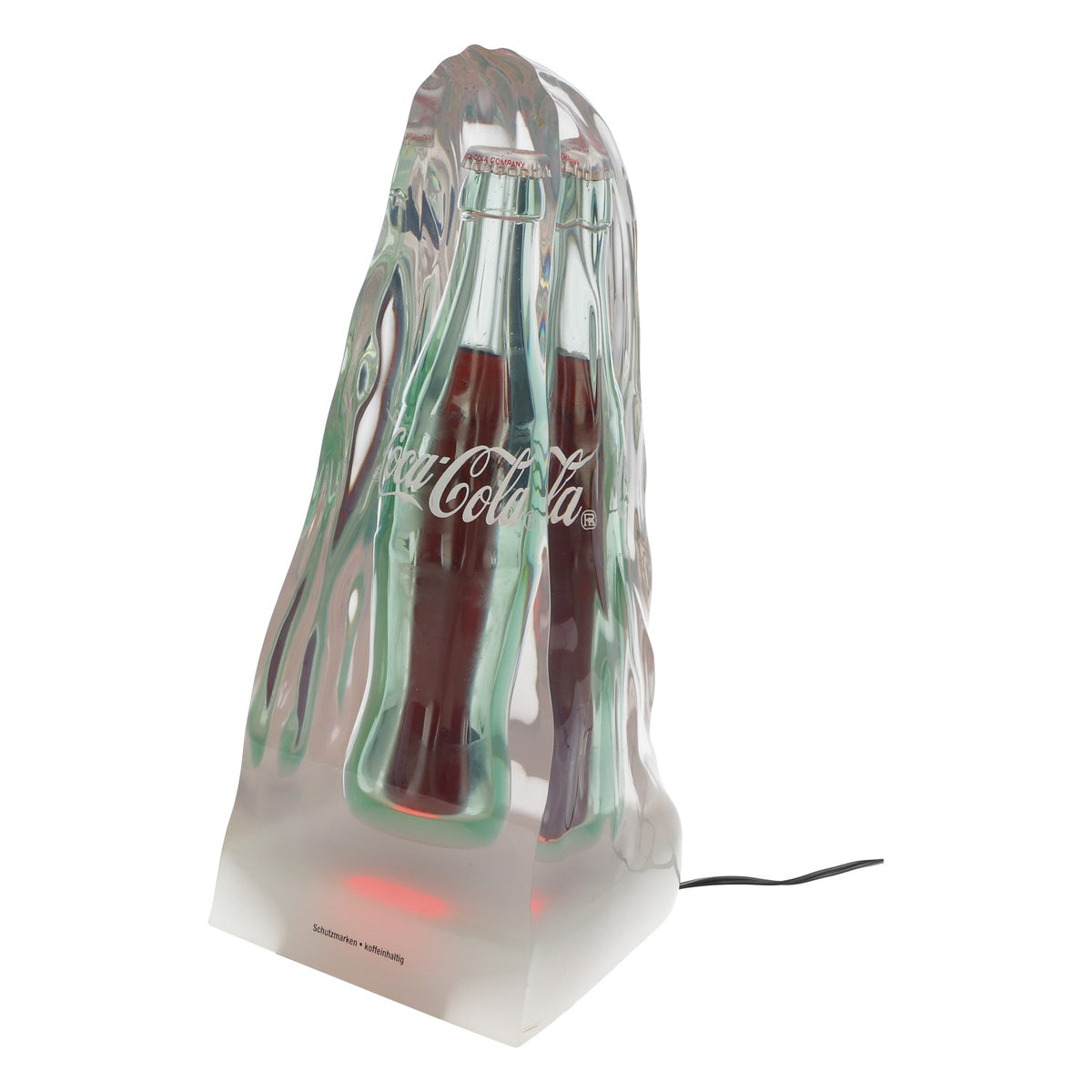 Coca Cola Softdrink Leuchtreklame Leuchtwerbung Flasche in Block LED inkl. Netzteil – Ansicht 5