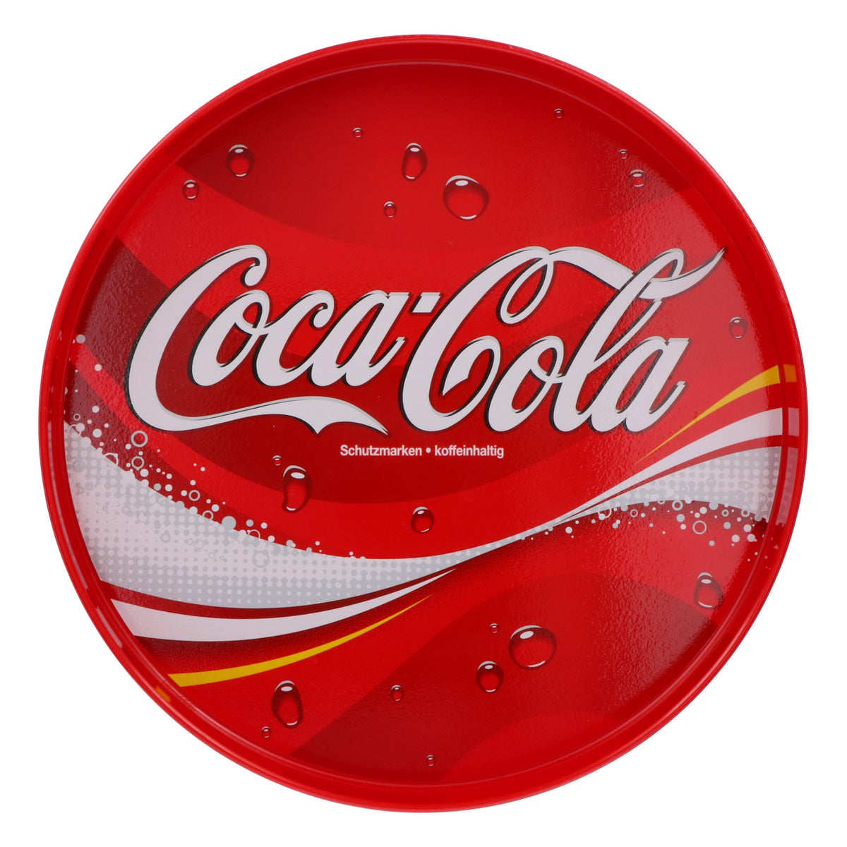 Coca Cola Softdrink Retro Tablett Serviertablett Anti Rutsch 32cm rot