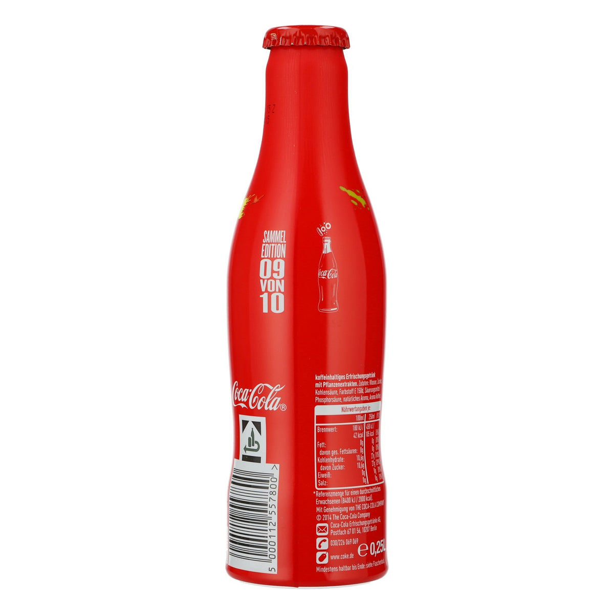 Coca Cola Softdrink Showflasche 2000er Sammleredition 100 Jahre Dekoflasche – Ansicht 3