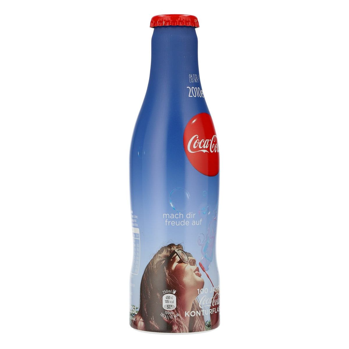 Coca Cola Softdrink Showflasche 2010er Sammleredition 100 Jahre Dekoflasche – Ansicht 2