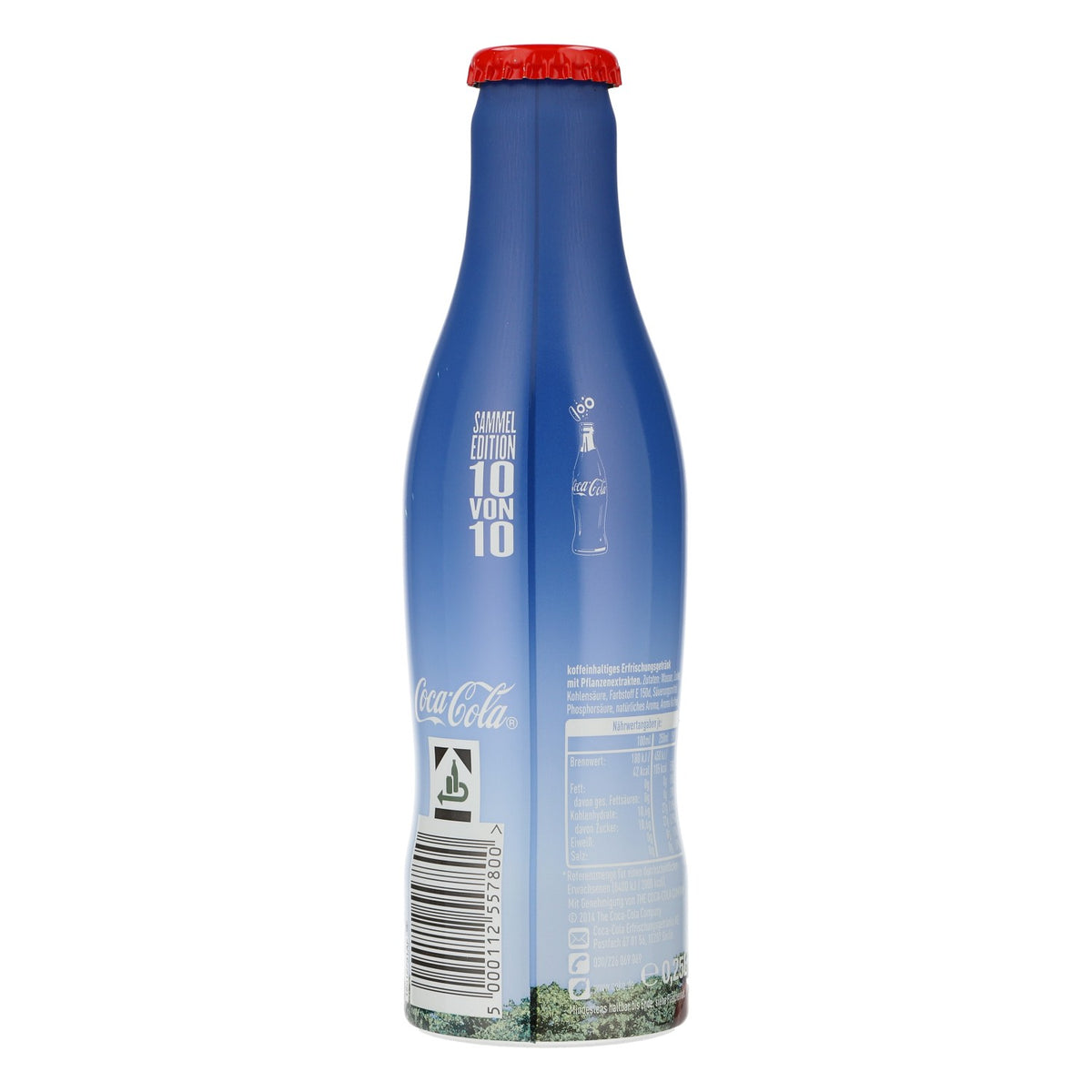 Coca Cola Softdrink Showflasche 2010er Sammleredition 100 Jahre Dekoflasche – Ansicht 3