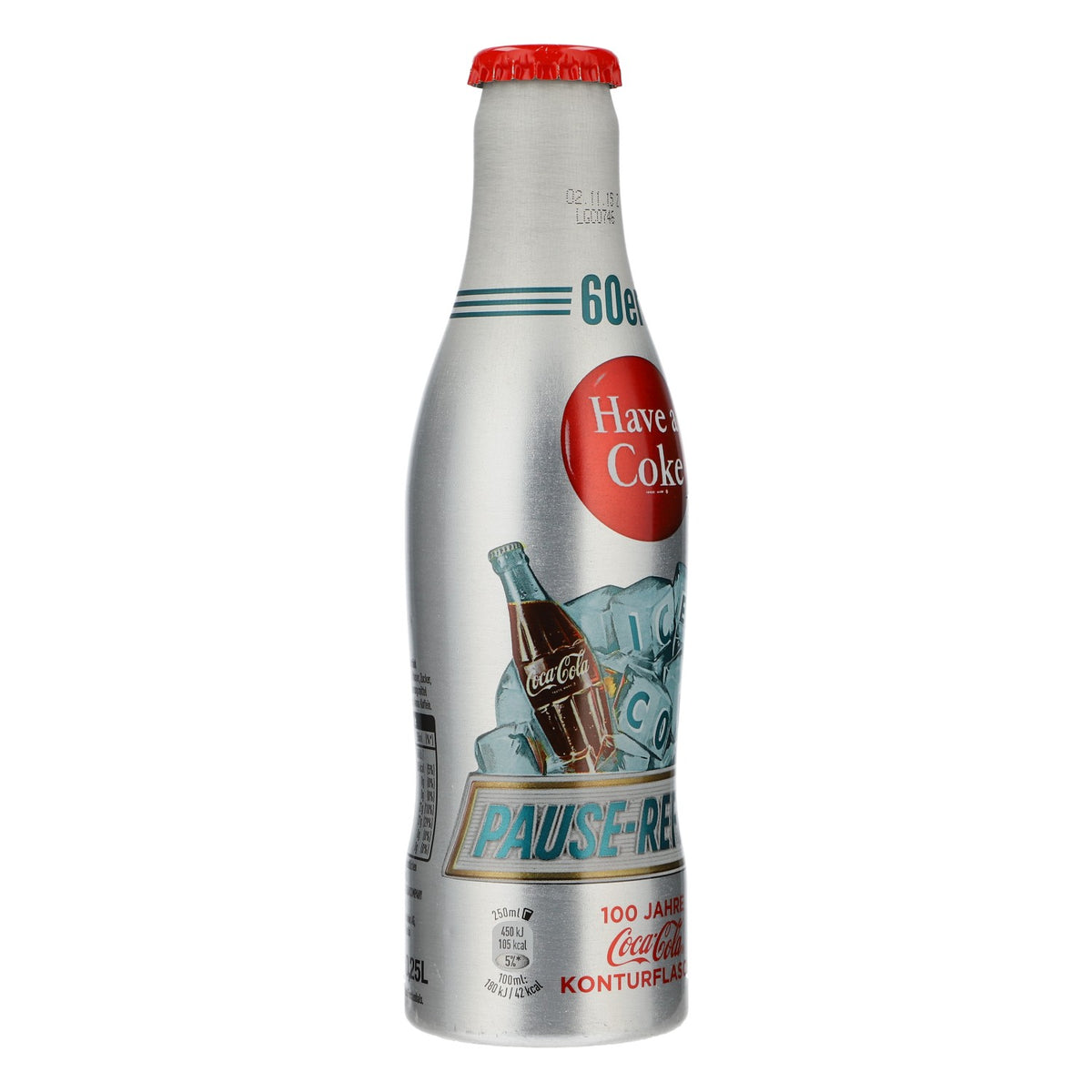 Coca Cola Softdrink Showflasche 60er Sammleredition 100 Jahre Dekoflasche – Ansicht 2
