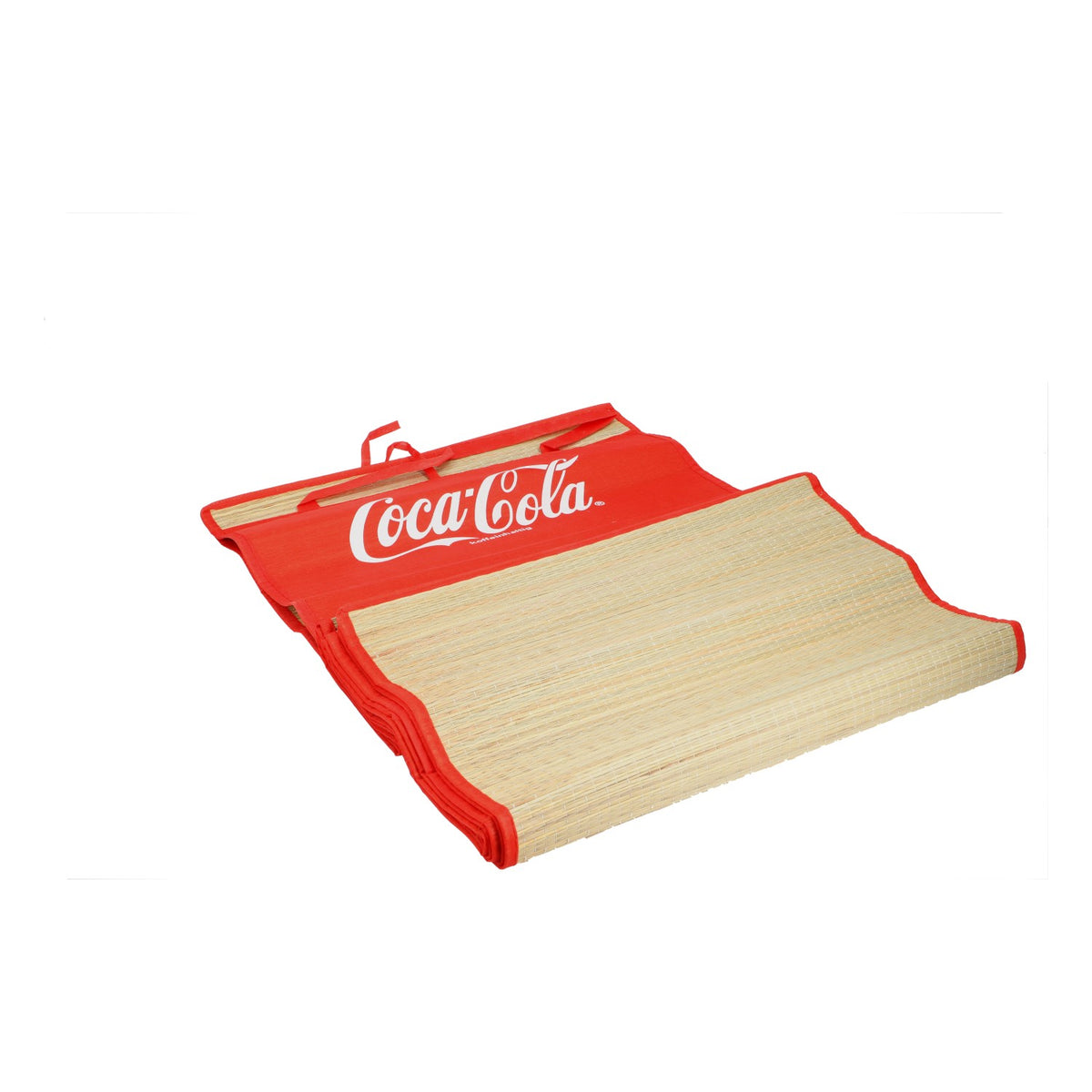 Coca Cola Strandmatte Beachmatte Campingmatte Bast faltbar 173 x 69cm – Ansicht 2