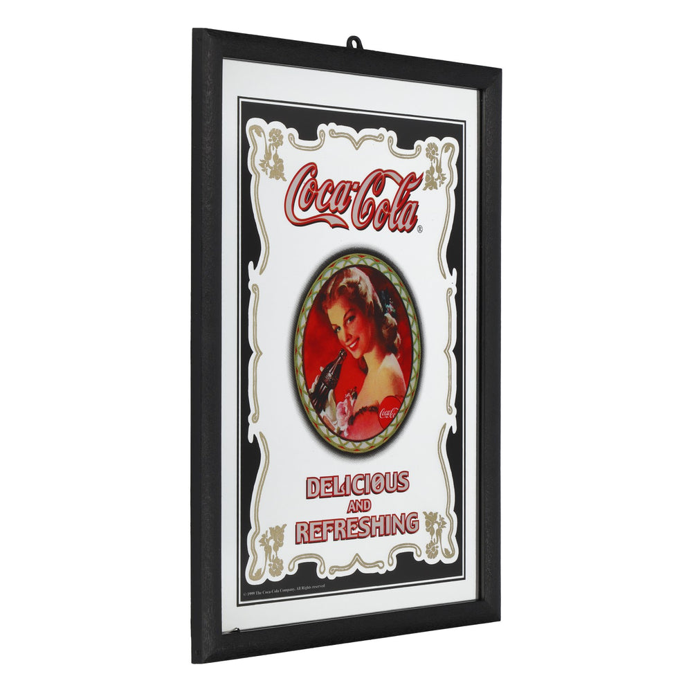 Coca Cola Werbespiegel Delicious & refreshing, B 99cm H 73cm