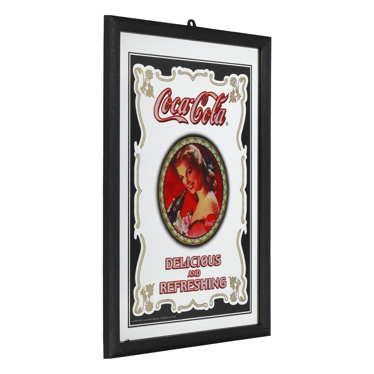 Coca Cola Werbespiegel Delicious & refreshing, B 99cm H 73cm