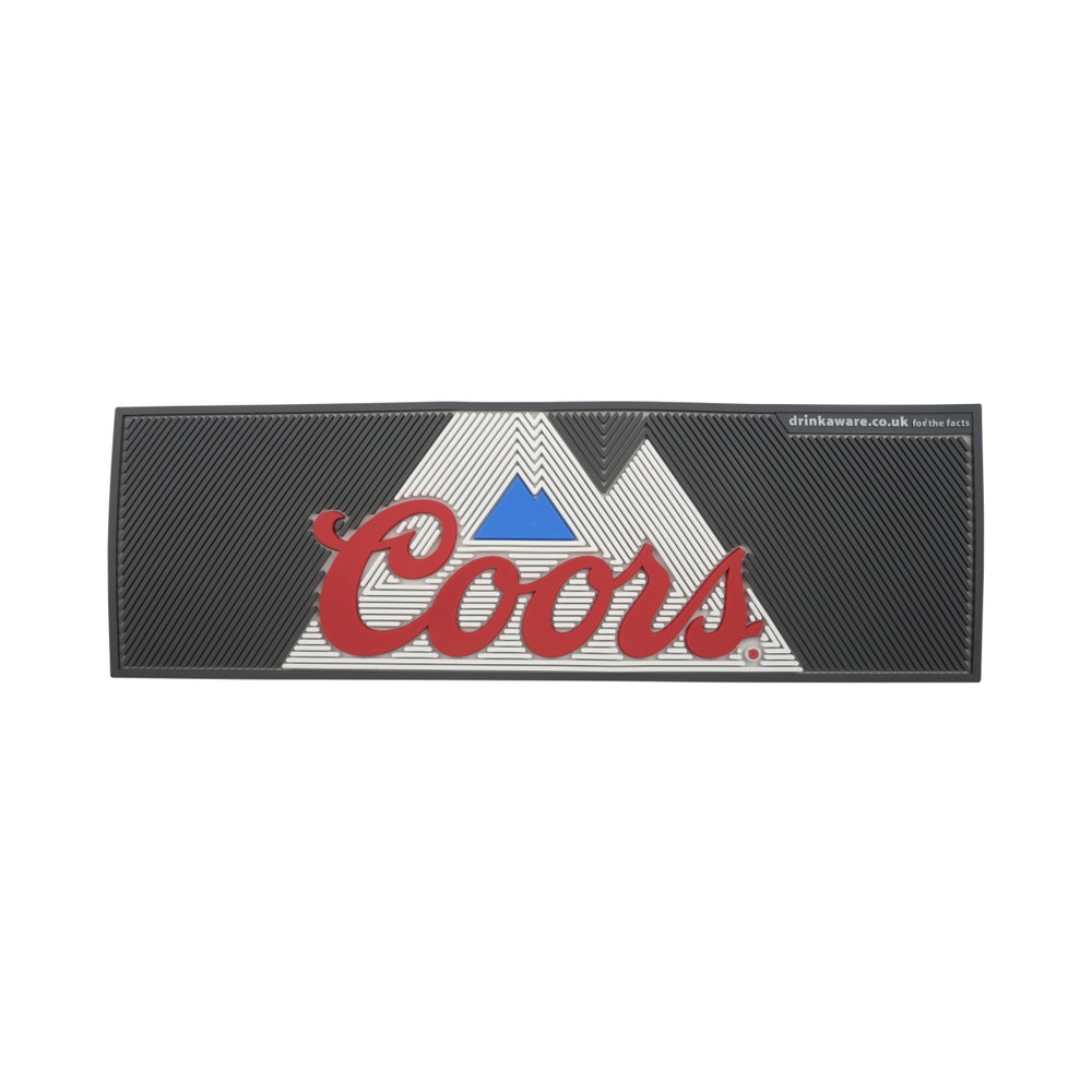 Coors Bier Barmatte Mat Gummi USA Gläser Abtropmatte Runner Gastro Bar Beer
