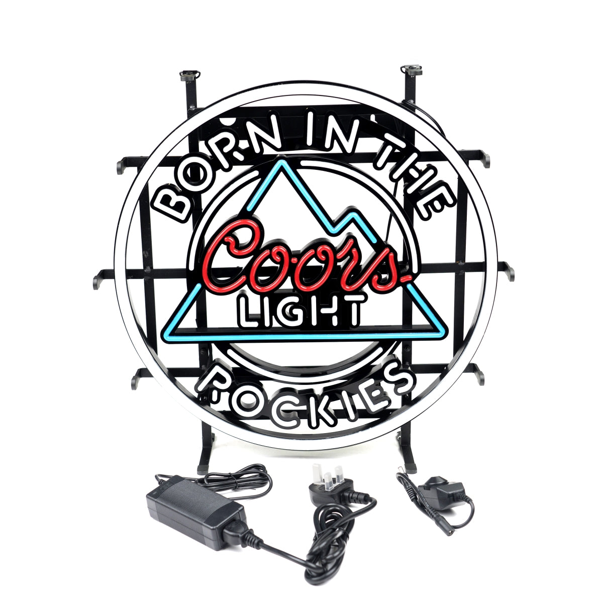 Coors Light Bier Beer Leuchtreklame Illuminated Sign LED Bar Wand Deko Schild