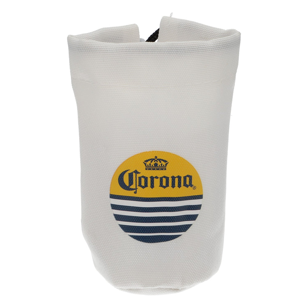 Corona Bier Flaschenhalter Flaschenkühler Manschette Camping weiß