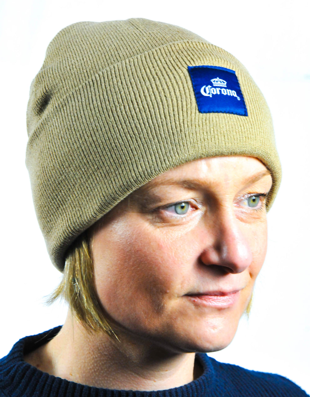 Corona Extra, Winter Strickmütze Wollmütze Wintermütze fein getrickt beige