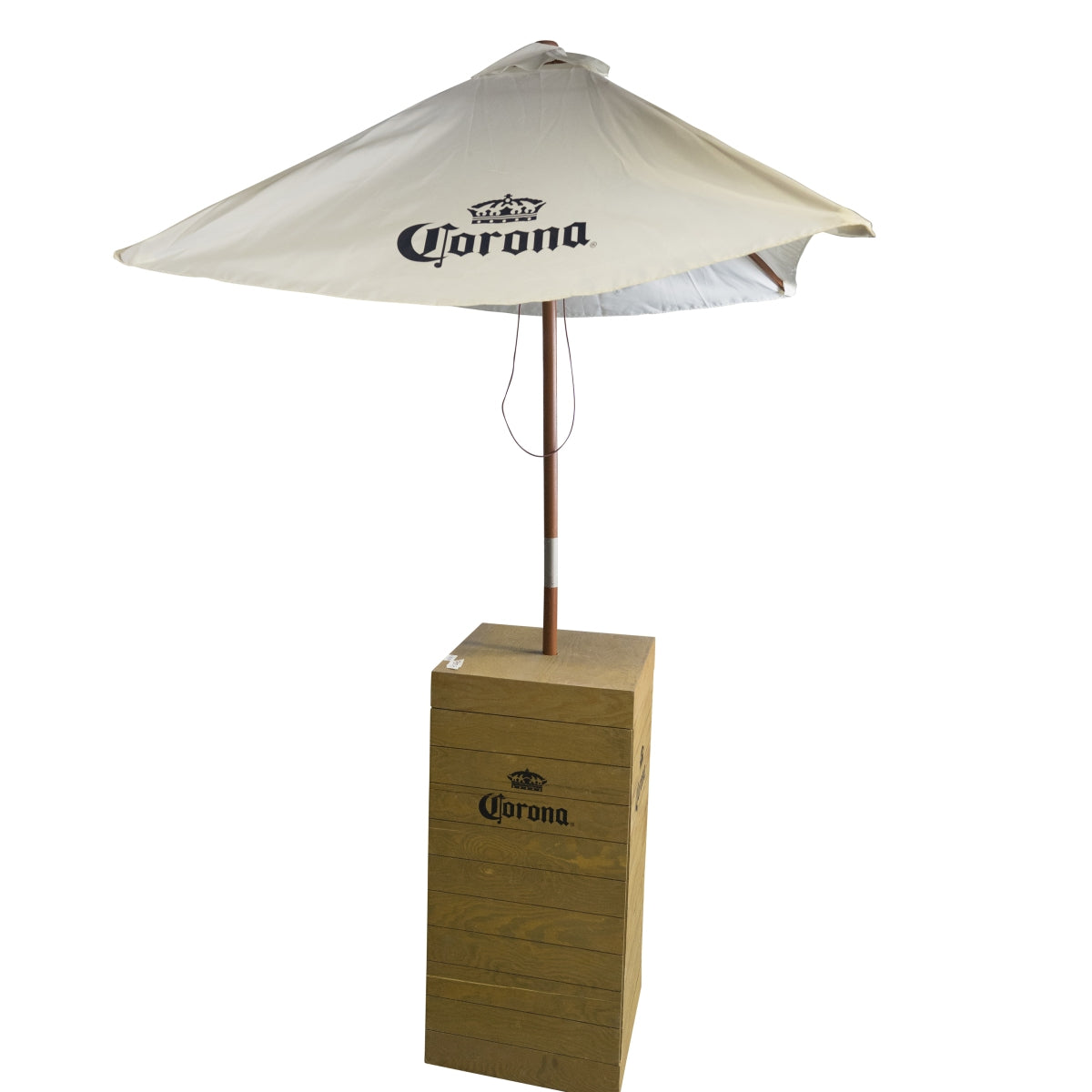 Corona Sonnenschirm Stehtisch Aufsteller Gastro Events Party Gastro Bistro Bar – Ansicht 3