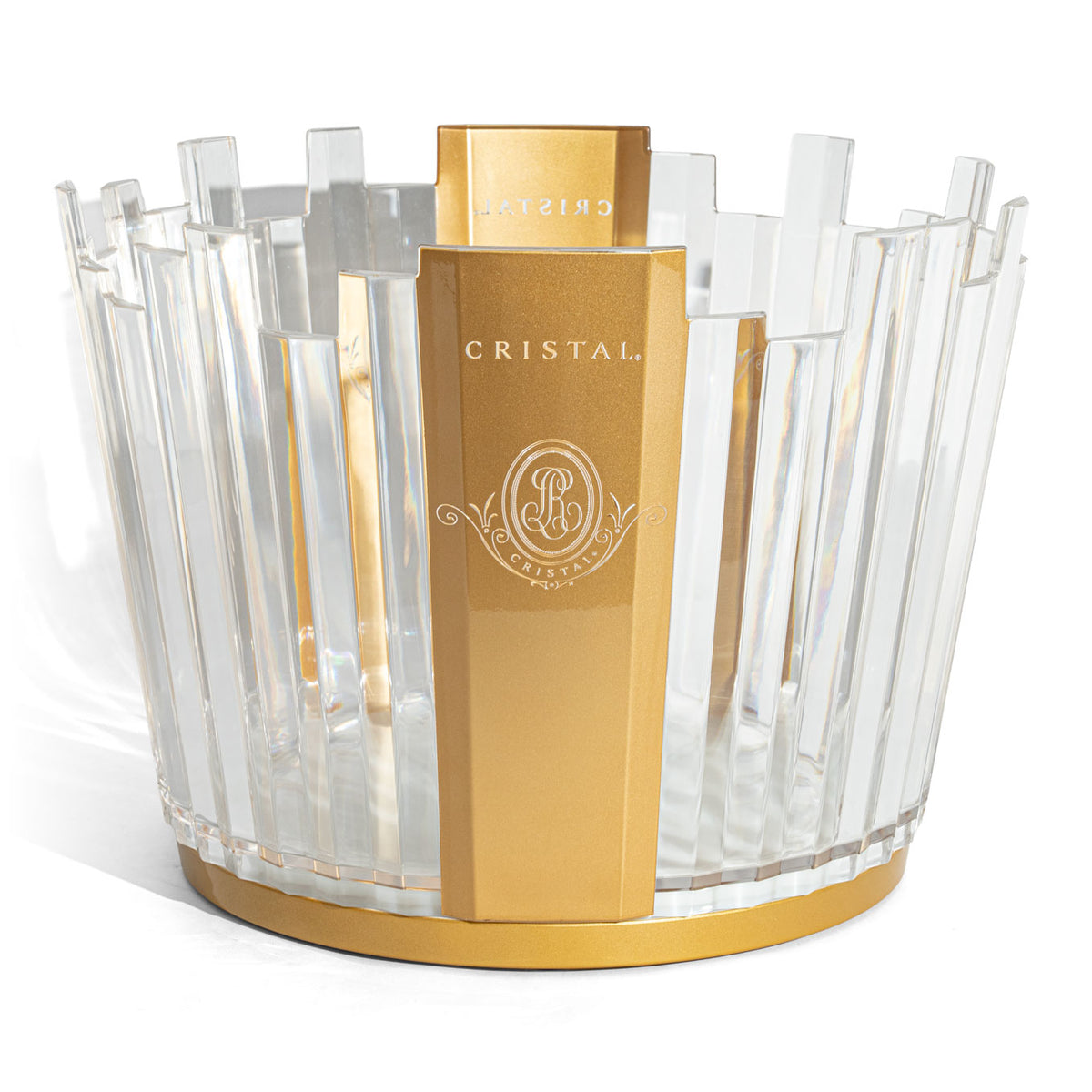 Cristal Champagner Flaschenkühler LED Luminous Ice Bowl Eiswürfelbehälter – Ansicht 3