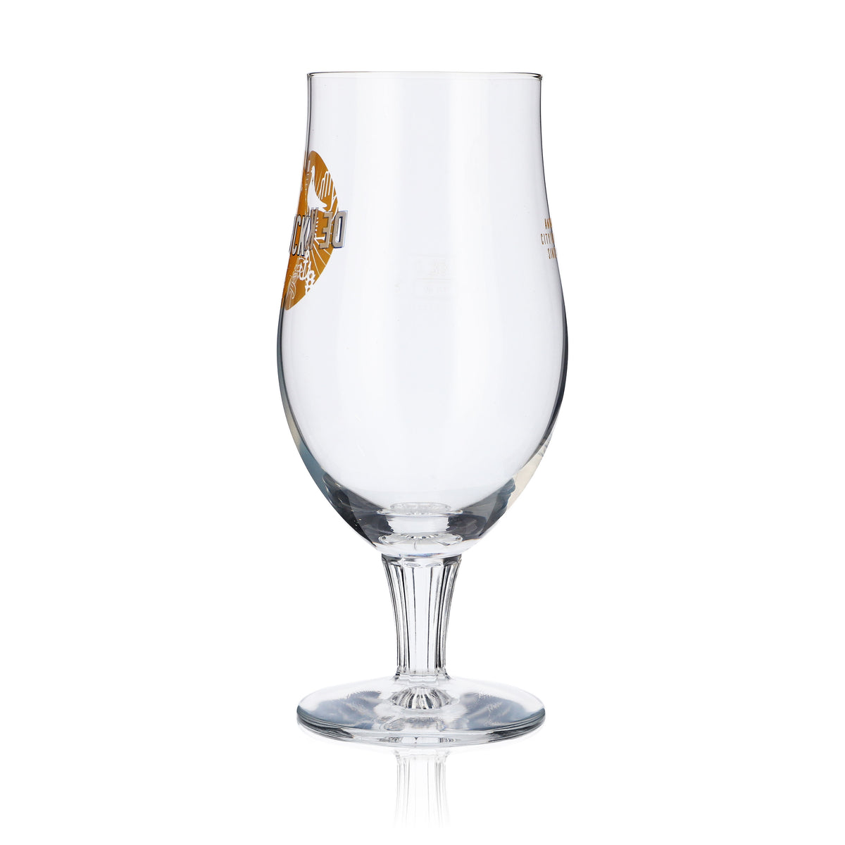 De Koninck Bier Glas Pokalglas Gläser 0,33l Pokal Craftbier gelbes Logo – Ansicht 5