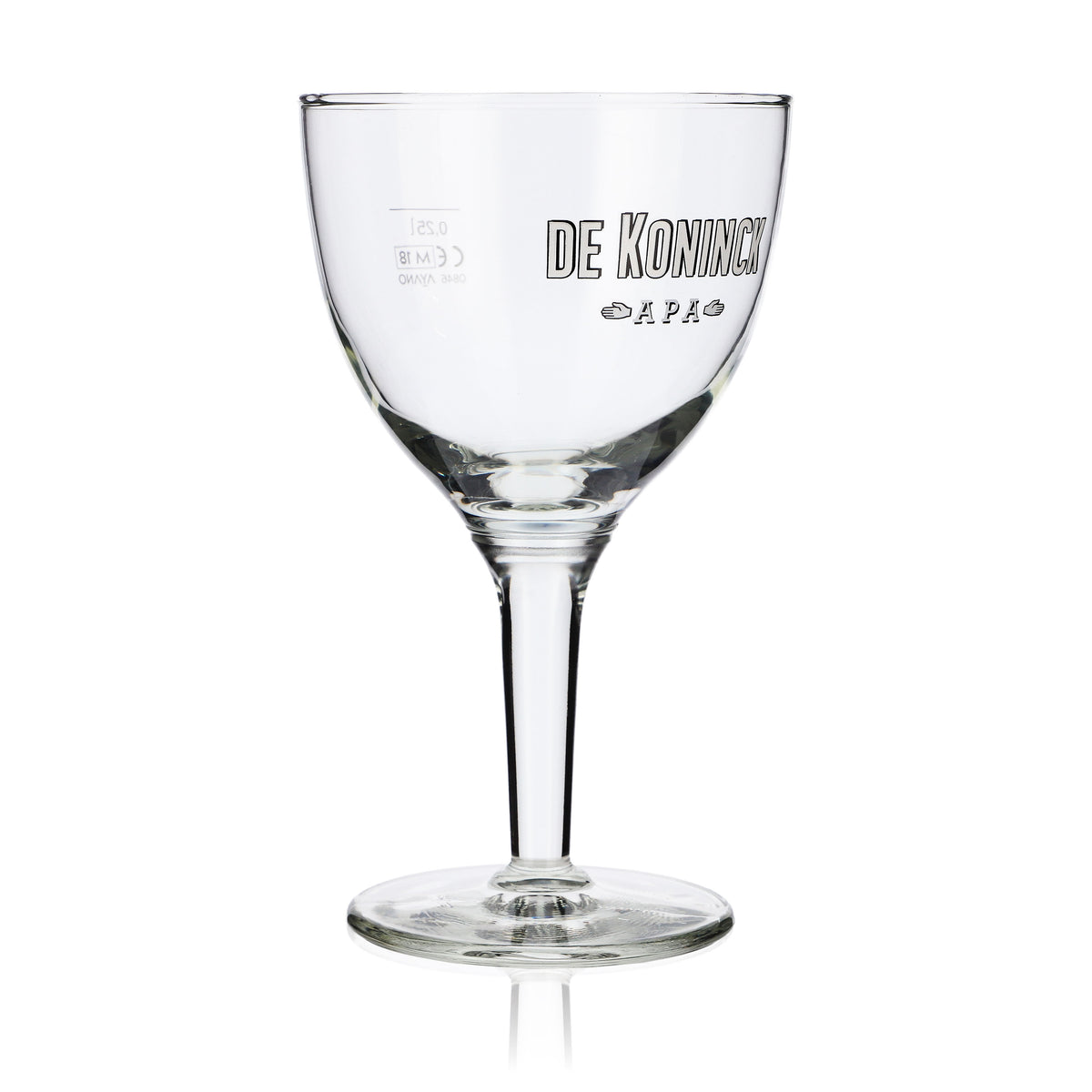 De Koninck Bier Glas Pokalglas Gläser Bierglas 0,25l Craftbierglas – Ansicht 2