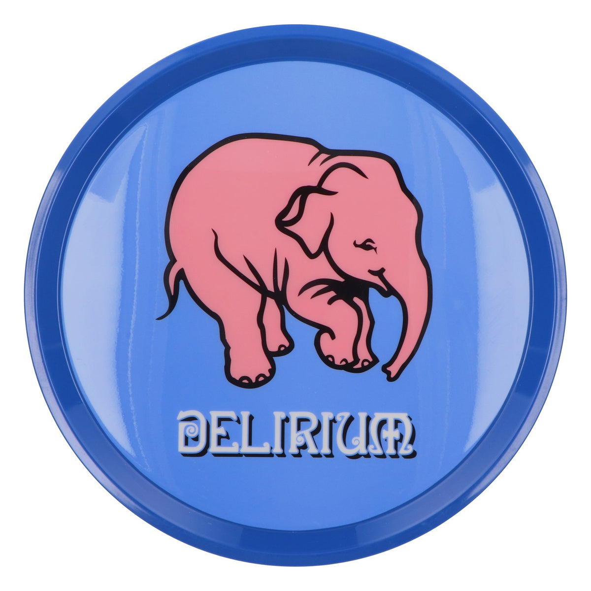 Delirium Bier Tablett Serviertablett Kellnertablett 37cm Durchmesser Blau