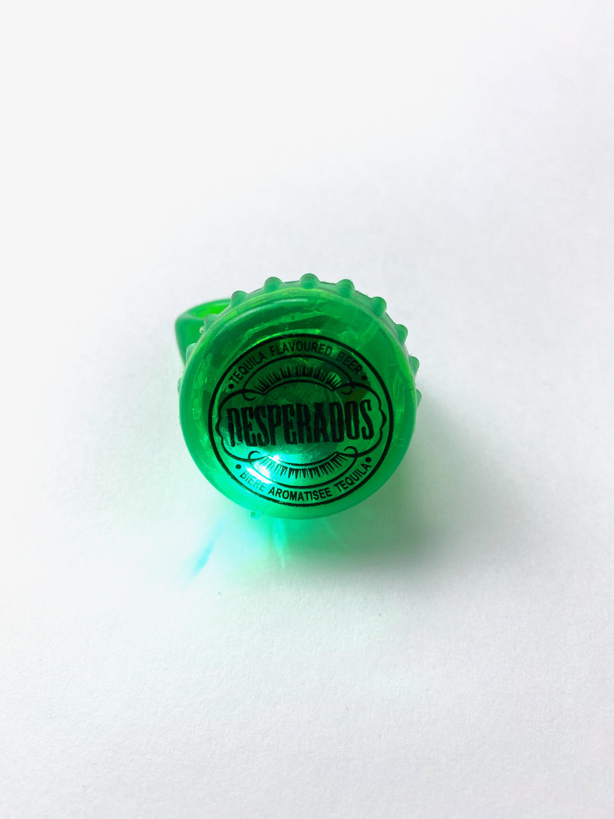 10x Deperados Blink Ring Lichtring Fingerring LED Grün Fasching Party Festival Malle – Ansicht 3