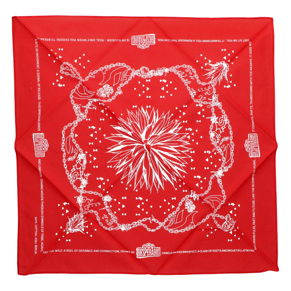 Desperados Bier Halstuch Rot 53x53 cm