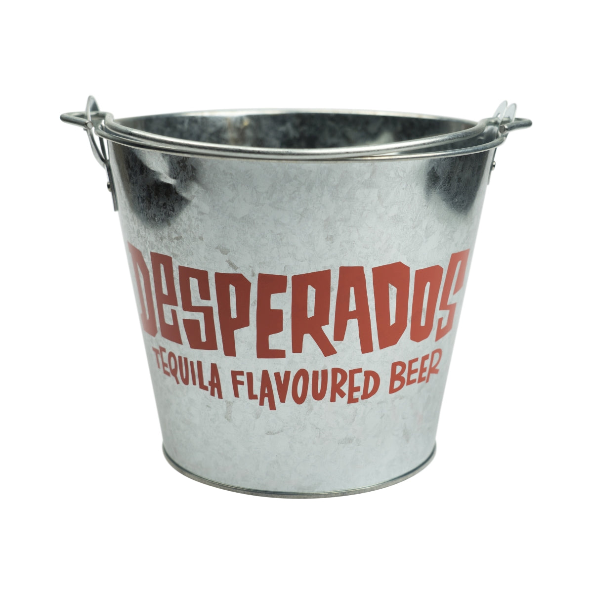 Desperados Bier Kühler Eimer Blecheimer Eiskübel Bar Metall Bar Dosen Ice rot silber