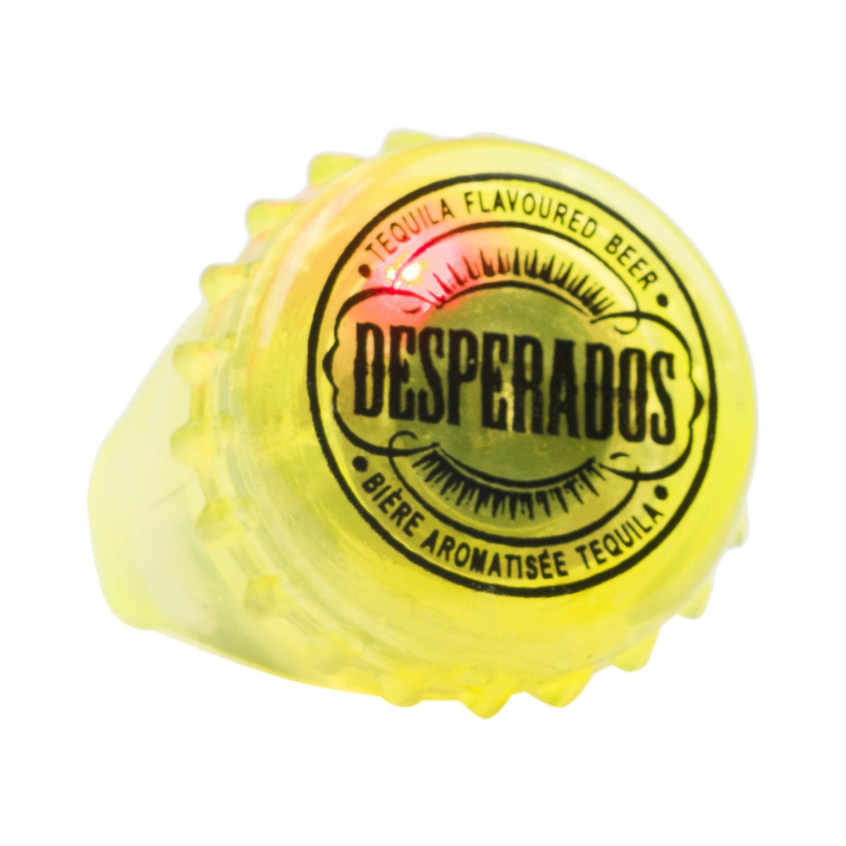 Desperados Bier Ring LED Blinklicht Party JGA Schmuck Finger Deko Leuchtet – Ansicht 2