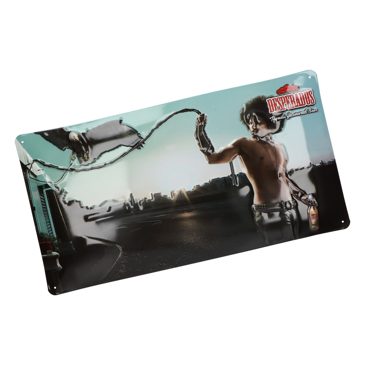 Desperados Blechschild 40x21 cm Wanddekoration Werbeschild Merchandise Reklame Bardekoration
