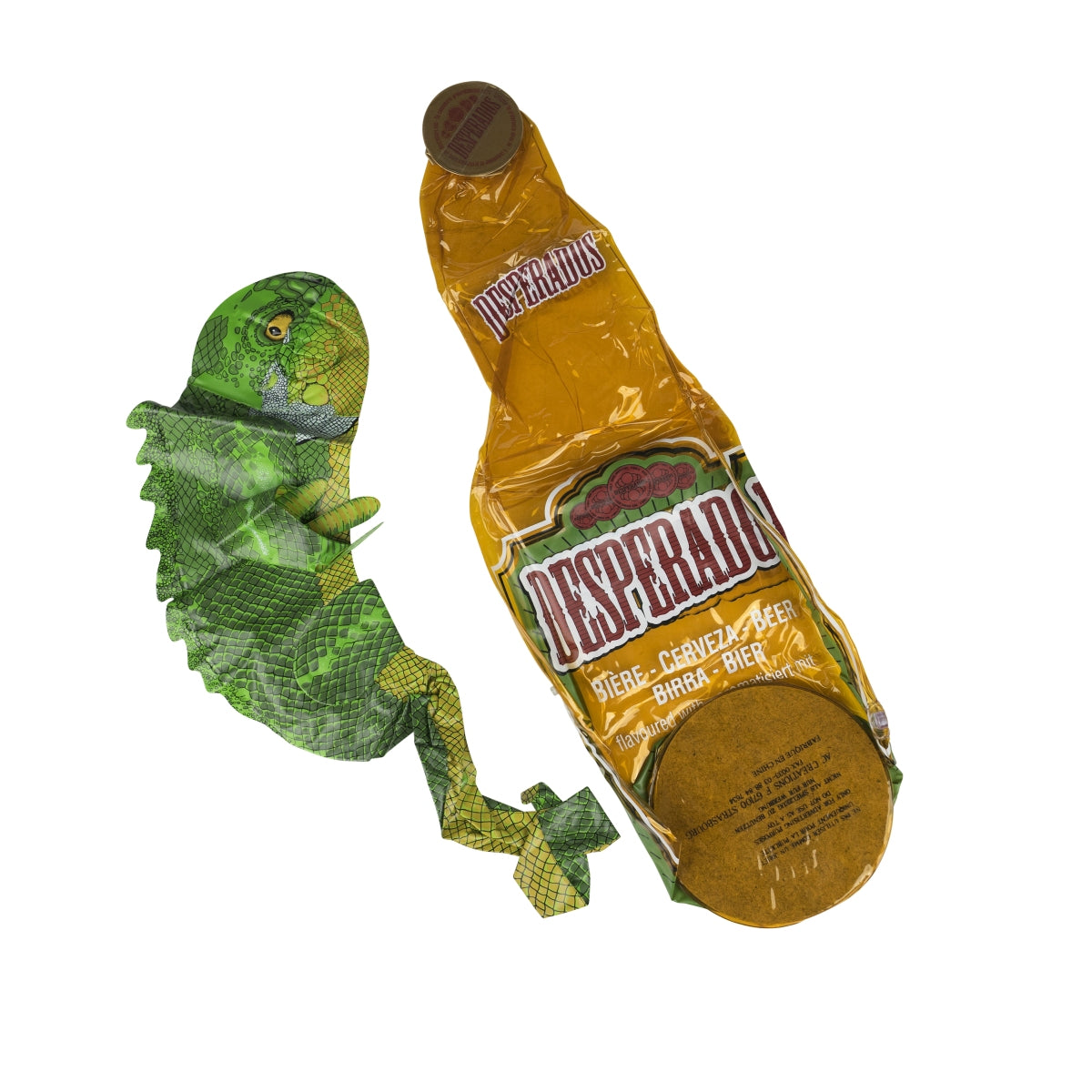 Desperados Deko Merch Set aufblasbare Flasche (60cm) + aufblasbarer Leguan – Ansicht 2