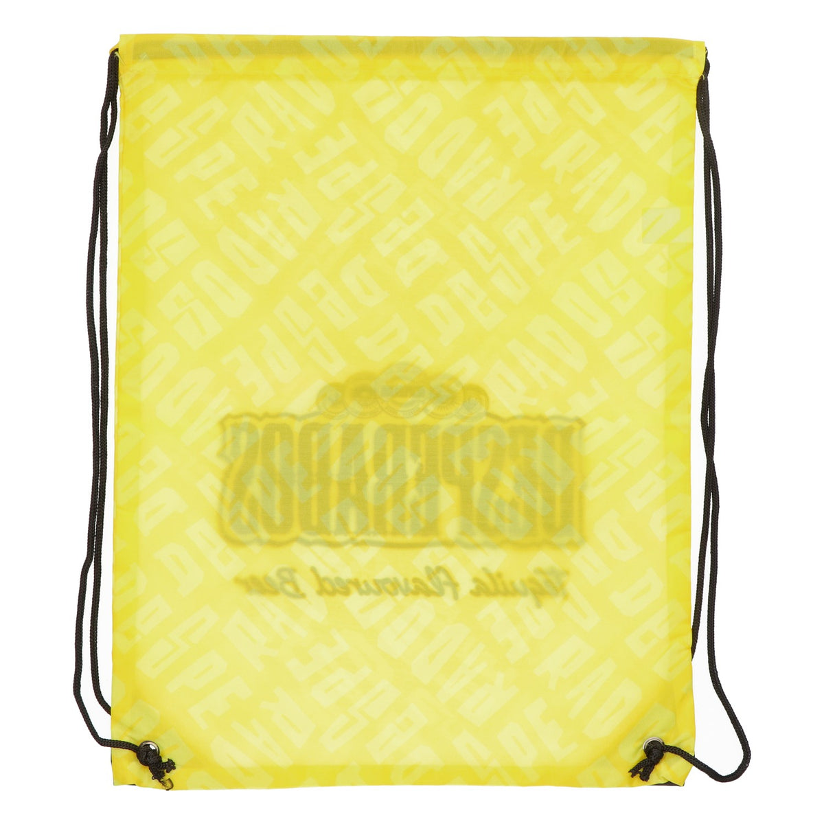 Desperados Extra Turnbeutel Stringbag Stoffbeutel Rucksack gelb – Ansicht 3