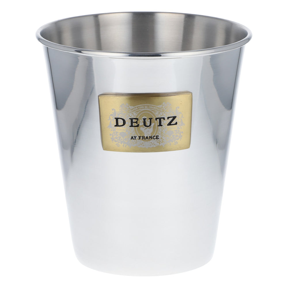 Deutz Champagner Flaschenkühler Eiswürfel Behälter Ay France Aluminium