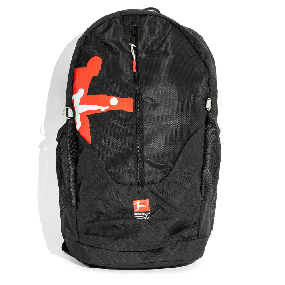 DFB Derbystar Bundesliga Rucksack mit Fußballnetz 2 aufgesetzten Taschen