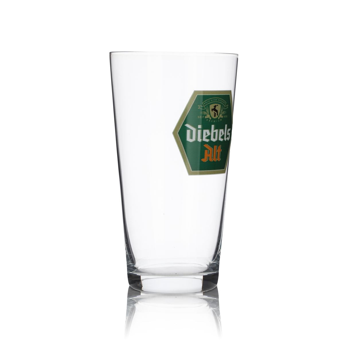 Diebels Altbier Glas 0,3l Altbecher Gläser Stange Retroglas Willibecher – Ansicht 2