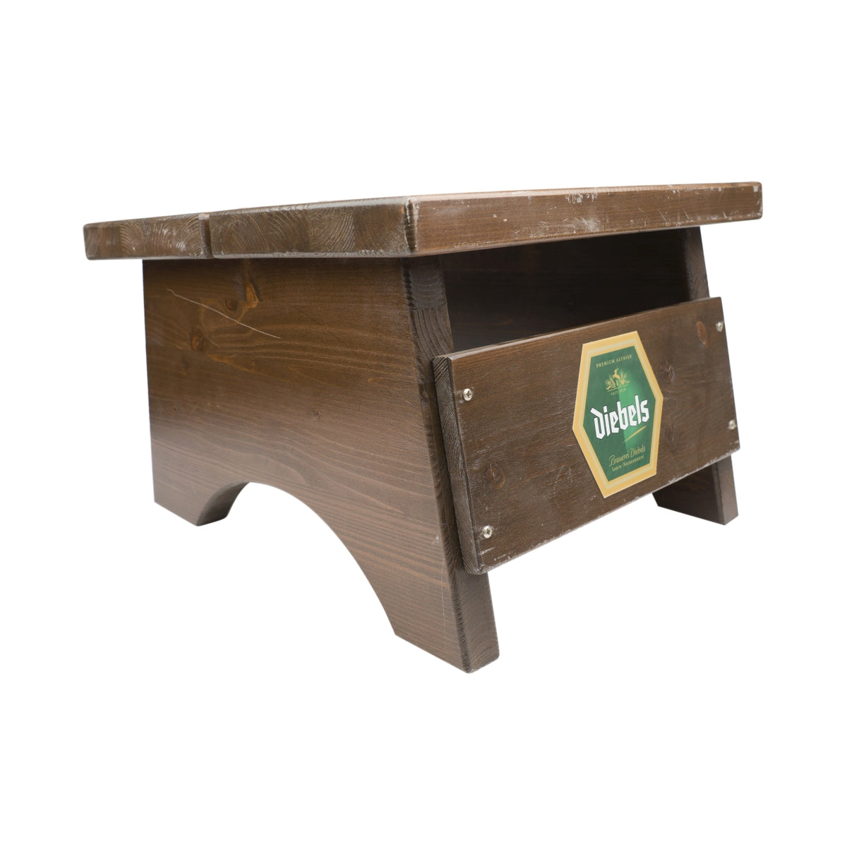 Diebels Bier Fassbier Bock Holz Hocker Tisch Fässer Zapfen Schemel Bar Beer – Ansicht 2