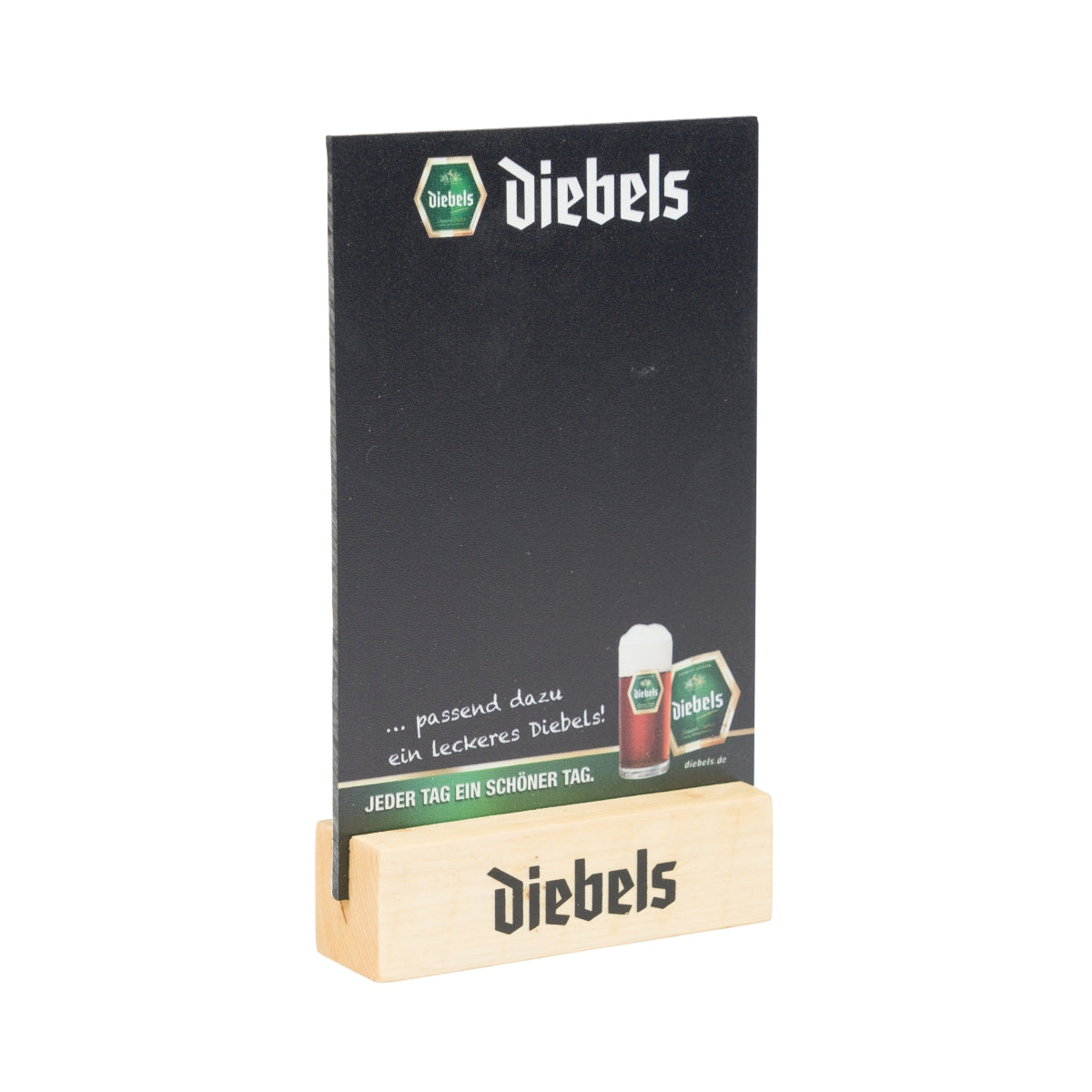 Diebels Bier Tischaufsteller 15x11cm Kreidetafel Menu Halter Karten Getränke Bar – Ansicht 2