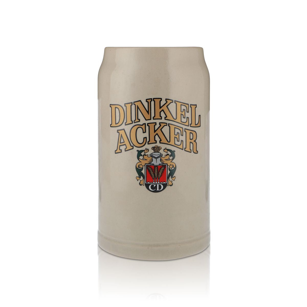 Dinkel Acker Glas 1l Steingut Tonkrug Bierkrug Maßkrug Humpen Seidel Brauerei