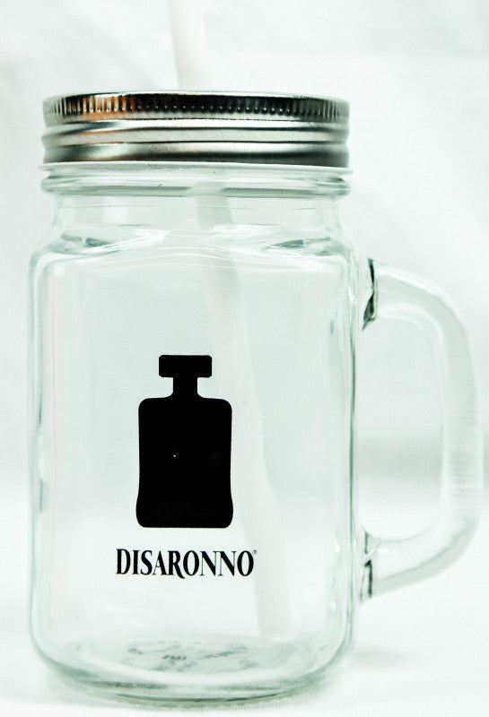 Disaronno Amaretto Mason Jar Glas / Gläser Likörglas mit Deckel