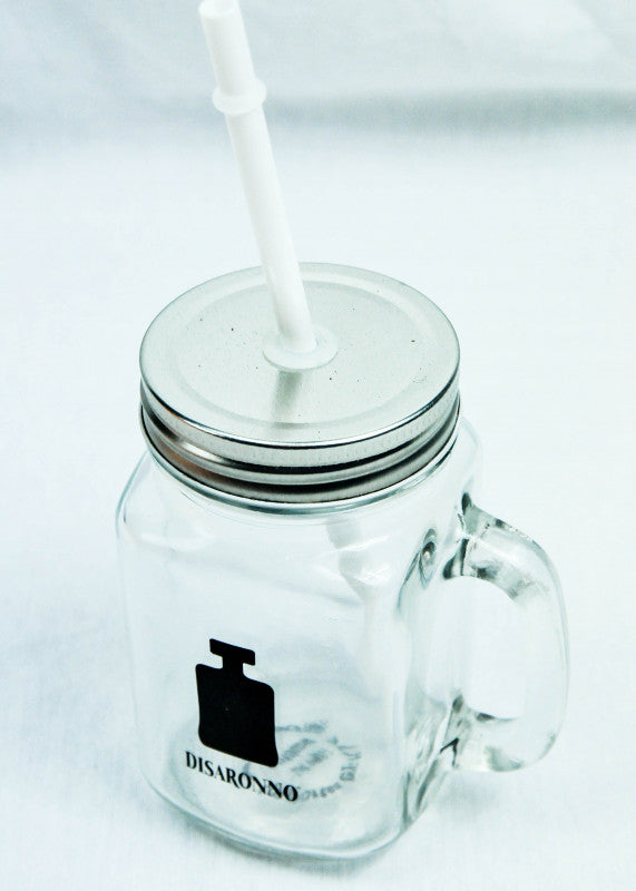 Disaronno Amaretto Mason Jar Glas / Gläser Likörglas mit Deckel – Ansicht 3