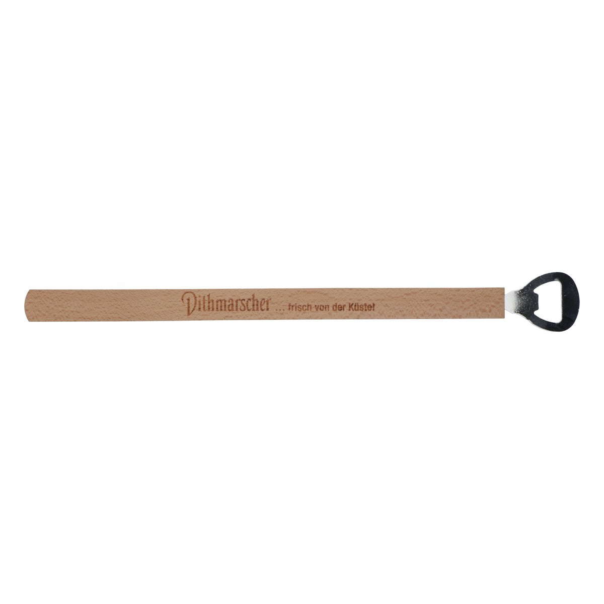 Dithmarscher Grillzange Holz Flaschenöffner Bier BBQ Küste 35cm – Ansicht 3