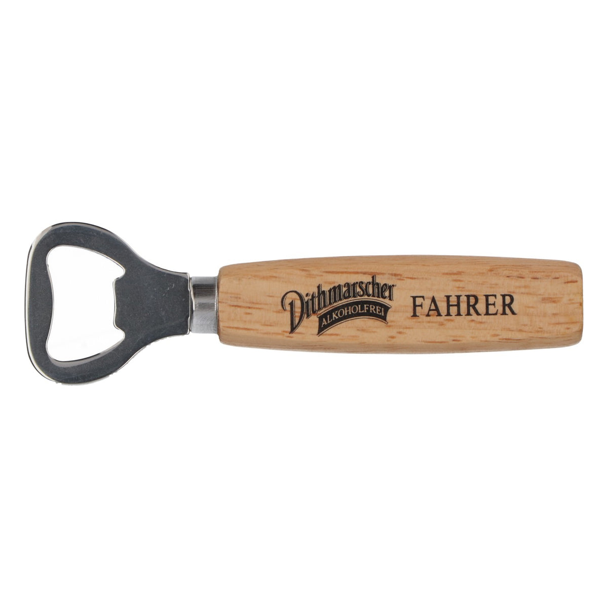 Dithmarscher Pilsener Retro Holz Flaschenöffner Kapselheber "Fahrer / Beifahrer" – Ansicht 2