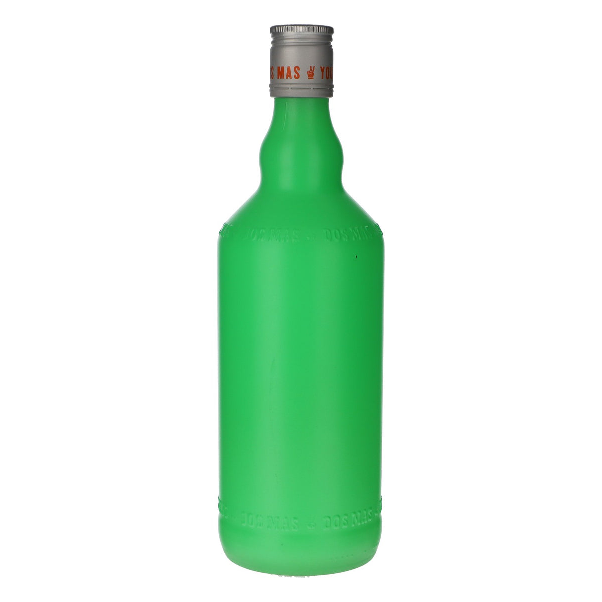 Dos Mas Likör Dekoflasche LEER 0,7l Grün Showbottle Schaufensterflasche – Ansicht 3