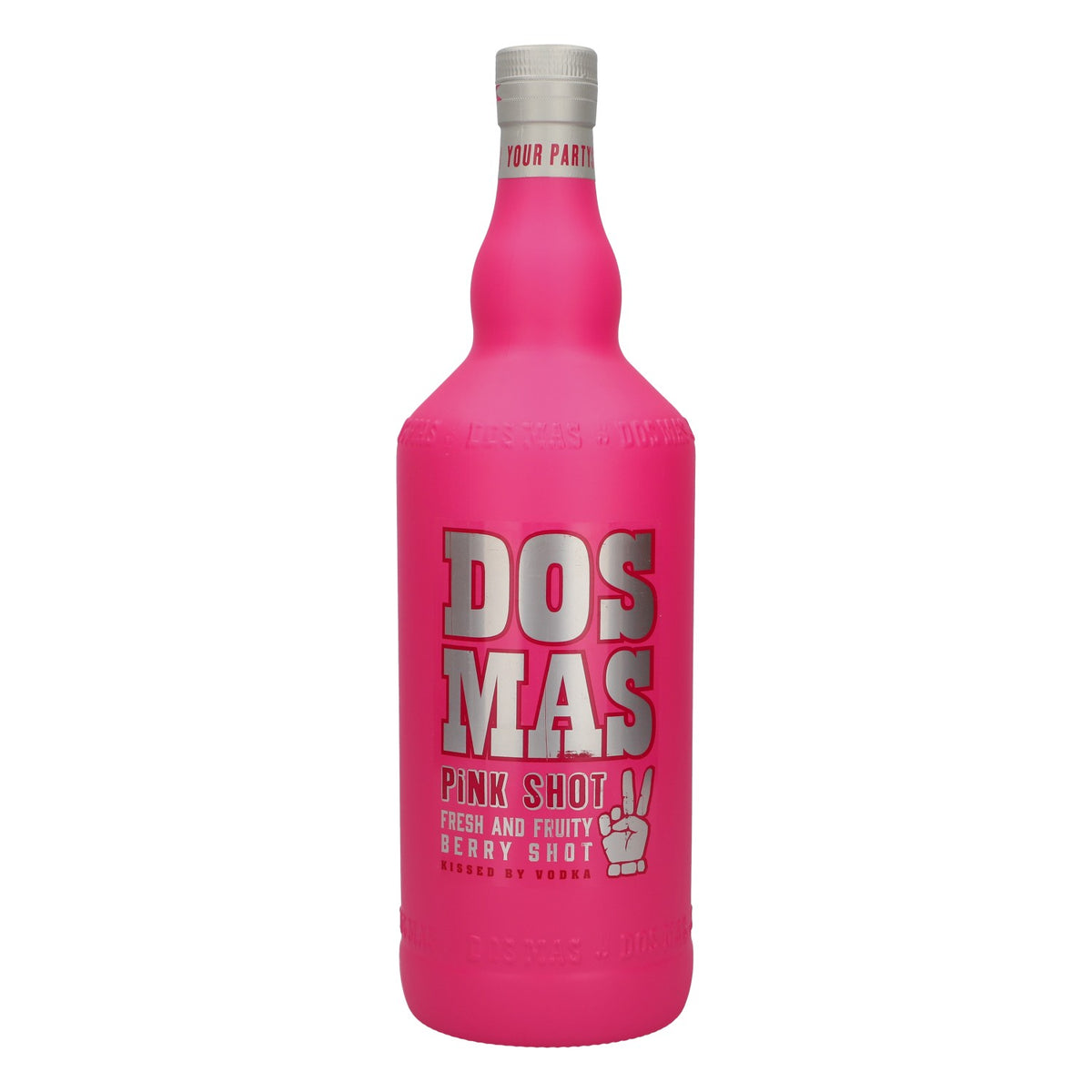 Dos Mas Likör XXL Dekoflasche Showbottle 3,0l pinke Ausführung
