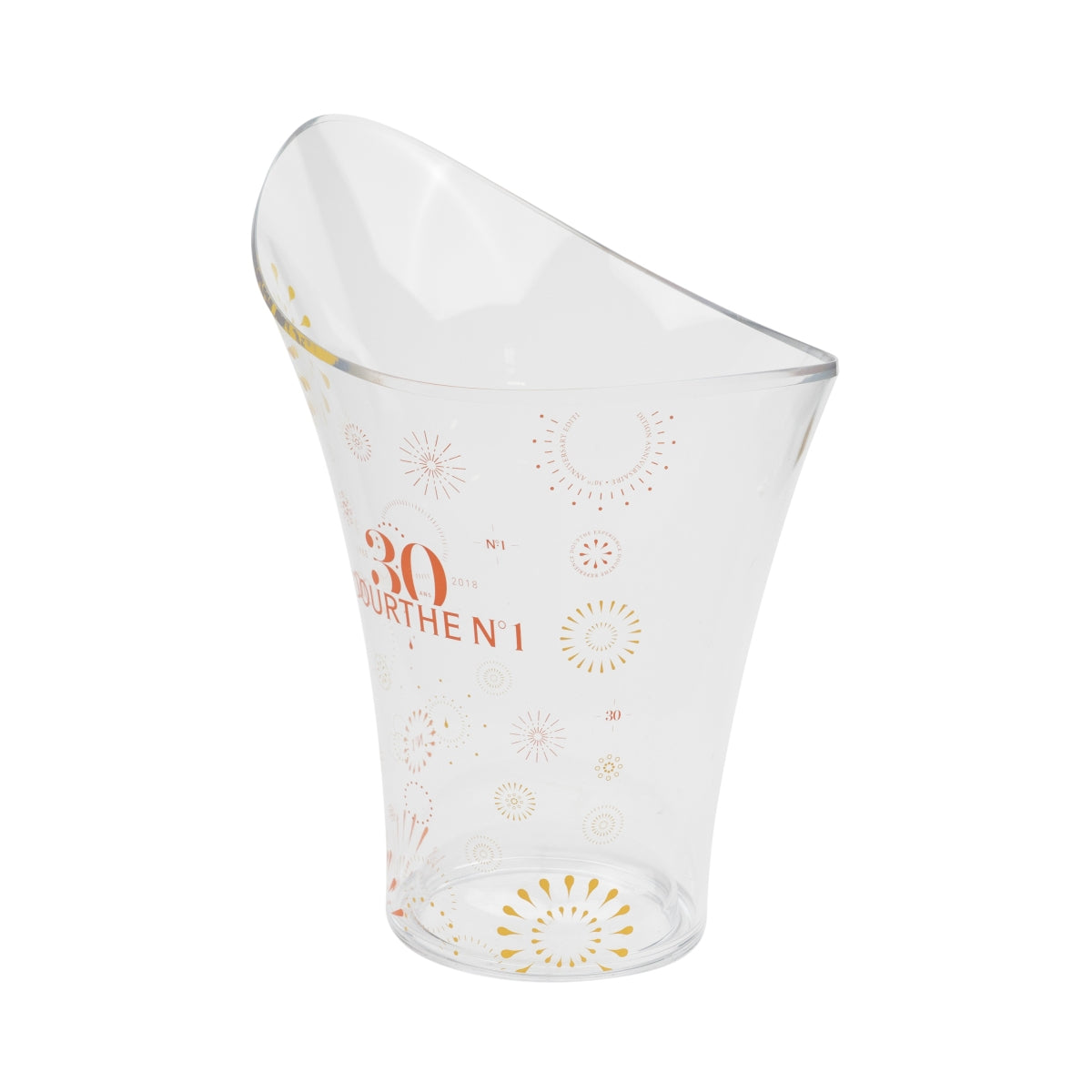 Dourthe No 1 Wein Flaschenkühler Eiswürfelbehälter Single Transparent 30 Jahre Edition – Ansicht 3