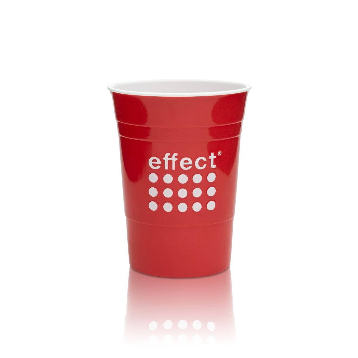 Effect Becher 0,3l Mehrweg Red Cup Plastik Gläser Beer Pong Glas Kunststoff – Ansicht 4