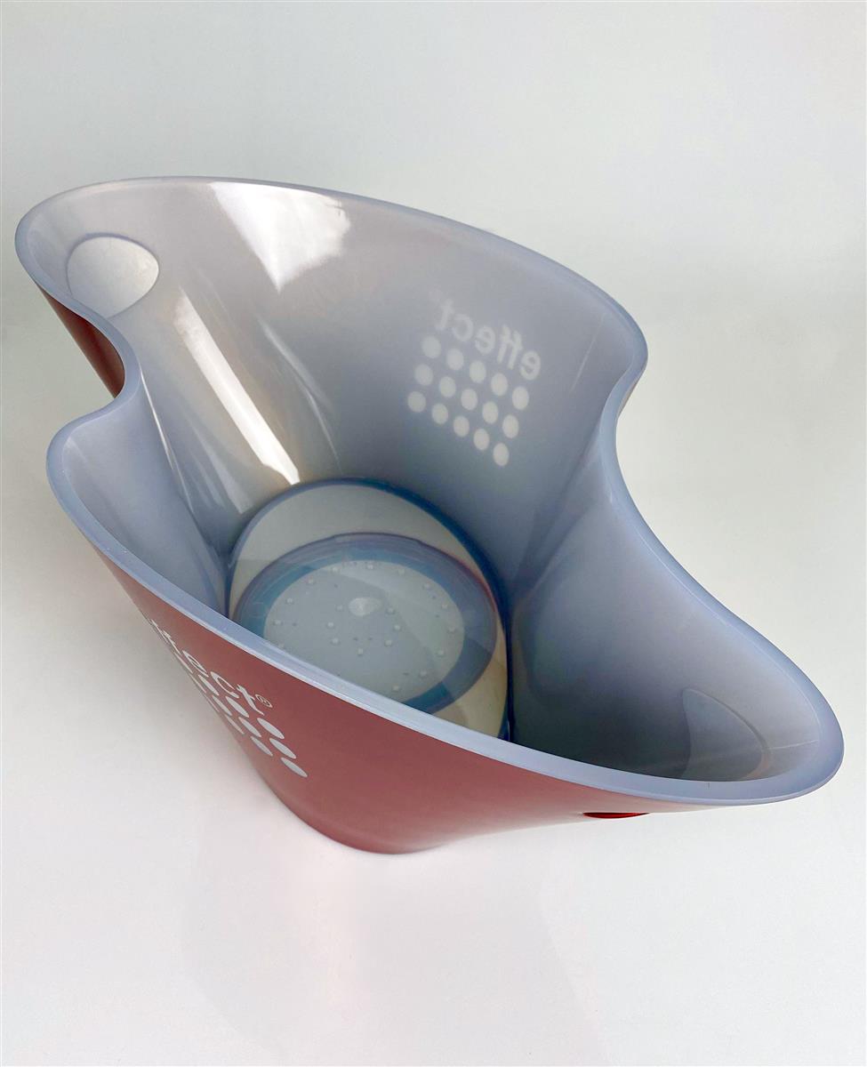 Effect Energy LED Akku Flaschenkühler Eiswürfelbehälter Wanne groß rot neu – Ansicht 3