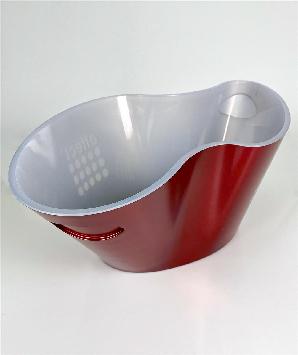 Effect Energy LED Akku Flaschenkühler Eiswürfelbehälter Wanne groß rot neu – Ansicht 5