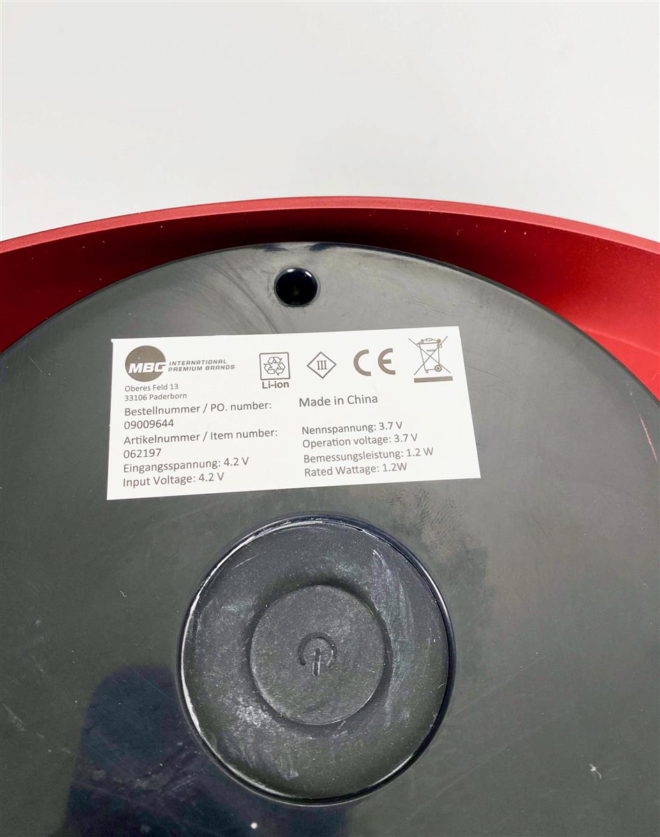 Effect Energy LED Akku Flaschenkühler Eiswürfelbehälter Wanne groß rot neu – Ansicht 8